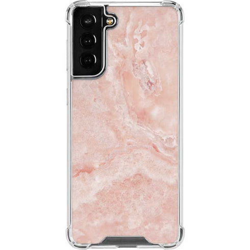 Crystal Pink Galaxy S21 FE Clear Case